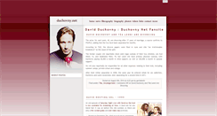 Desktop Screenshot of duchovny.net