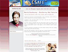 Tablet Screenshot of duchovny.net